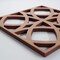 Ekena Millwork Extra Small Fleetwood Decorative Fretwork Wood Wall Panels, Wood, 7 3/8"W x 7 3/8"H x 3/8"T WALW08X08X0375FLTMF - alternate 2